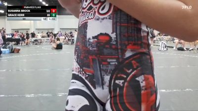 64 lbs Round 3 (10 Team) - Susanna Brock, GA United vs Grace Kerr, Missouri Outlaws