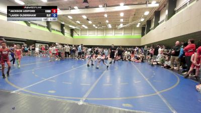 63 lbs Rr Rnd 2 - Jackson Ledford, Commerce Wrestling Club vs Laken Oldershaw, Slate Wrestling Academy