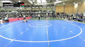 114 lbs Consolation - Kennedie Davis, Bridgewater-Raynham vs Noah Edwards, Duxbury