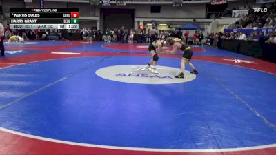 1A-4A 132 3rd Place Match - Kurtis Soles, Cherokee County vs Harry Grant, Beulah