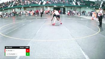 133 lbs Quarterfinal - Jaden Crumpler, Michigan State vs Simon Kruse, Wisconsin