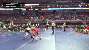 3A-113 lbs Cons. Round 2 - Damien Yeoman, Fort Dodge vs Cameron Moeckly, Ankeny Centennial