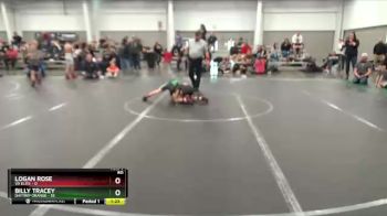 60 lbs Placement (4 Team) - Logan Rose, VA Elite vs Billy Tracey, Daytrip Orange