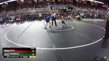 120 lbs Quarterfinal - Emma Smith, Westside vs Analy Banuelos, Braddock