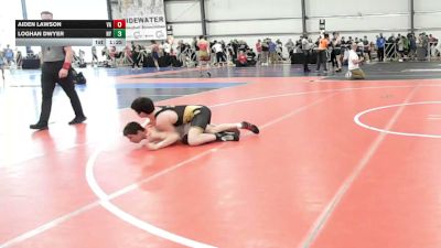 126 lbs Round Of 128 - Aiden Lawson, VA vs Loghan Dwyer, NY