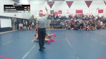 170 lbs Quarterfinal - Leila Vaughan, Puyallup (Girls) vs Bailee Graff, R. A. Long (Girls)