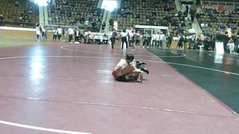 6A 113 lbs Semifinal - Briley Johnston, Saraland vs Kolby Smith, Wetumpka