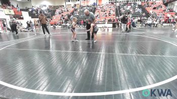 49-55 lbs Rr Rnd 2 - Laylen Parish, Wagoner Takedown Club vs Riley Tarwater, Eufaula Ironheads Wrestling Club