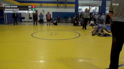 139 lbs Final - Chase Sparks, Connellsville vs Braghan Pallis, Abington Heights