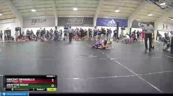 92 lbs Round 1 (6 Team) - Drayton Dekay, Team Alien vs Vincent Orandello, Steel Valley