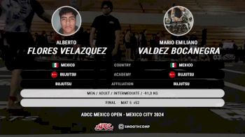 Alberto Flores Velazquez vs Mario Emiliano Valdez Bocanegra 2024 ADCC Mexico City Open