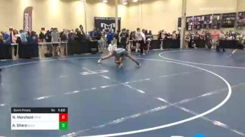 187 lbs Semifinal - Nathan Morcheid, Derry vs Andrew Sharp, Baldwin