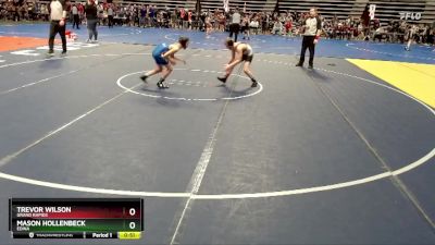 85 lbs Cons. Round 2 - Mason Hollenbeck, Edina vs Trevor Wilson, Grand Rapids