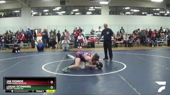 116 lbs Cons. Semi - Jak Monroe, Three Rivers Wildcats vs Logan OConnors, Rocket Trained WC