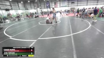 190 lbs Semifinal - Chase Burns, Grassfield Wrestling Club vs Zaid Marjan, Raleigh Area Wrestling