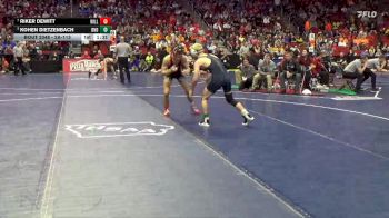 2A-113 lbs Quarterfinal - Riker DeWitt, Williamsburg vs Kohen Dietzenbach, Burlington Notre Dame