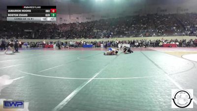 94 lbs Consi Of 16 #1 - Jamarion Hooks, Union JH vs Boston Evans, Glenpool JH