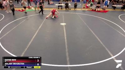 144 lbs Cons. Round 2 - Dayne Rew, IA vs Holden Brazelton, IL