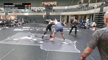 285 lbs Round 1 (6 Team) - Louis Walker, Saint Francis, MN vs Anthony Von Arx, Caledonia, MN