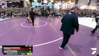 113 lbs Champ. Round 2 - Kenneth Barnes, Cardinal Wrestling Club vs Rudolph Henninger, 3F Wrestling