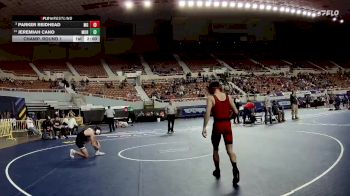 113-D4 Champ. Round 1 - PARKER REIDHEAD, Mogollon High School vs Jeremiah Cano, Morenci High School