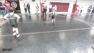 61 lbs Quarterfinal - Benji West, Perry Wrestling Academy vs Garrett Doyle, Cowboy Wrestling Club