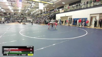 120 lbs Cons. Round 2 - Chase VanDenHeuvel, De Pere vs Simon Rodriguez, Cumberland