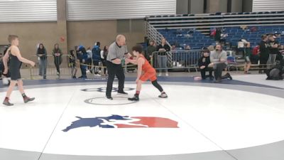 93 lbs Semis - Hudson Beach, Young Guns Wrestling Club vs Carter Stocum, Riverside Wrestling Club