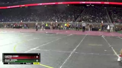 D4-165 lbs Cons. Semi - Isaac Noora, Schoolcraft HS vs Carter Cosby, Lawton HS