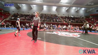 73 lbs Rr Rnd 2 - Miles Cain, Bristow Youth Wrestling vs Hayden Beckwith, Miami Takedown Club