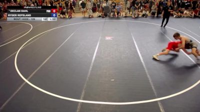 126 lbs Quarters - Declan Dahl, Pinnacle vs Ryder Refsland