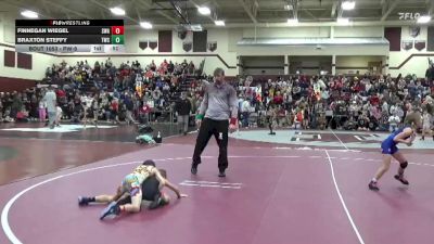 PW-9 lbs Quarterfinal - Braxton Steffy, TWC vs Finnegan Wiegel, Storm Wrestling Academy