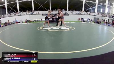 118 lbs Round 1 (8 Team) - Alexis Lauta, Pennsylvania vs Abigail Albright, Kansas