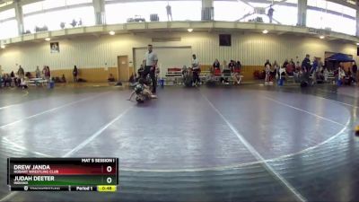 59 lbs Cons. Round 3 - Drew Janda, Hobart Wrestling Club vs Judah Deeter, Indiana