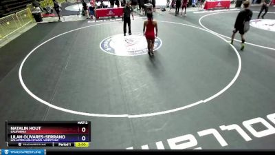 152 lbs Cons. Round 2 - Natalin Hout, California vs Lilah Olivares-Serrano, Hollister High School Wrestling