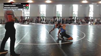 141 lbs Round Of 32 - Thomas Salinas, NC Wrestling Factory vs Brayden Hartranft, Franklin & Marshall