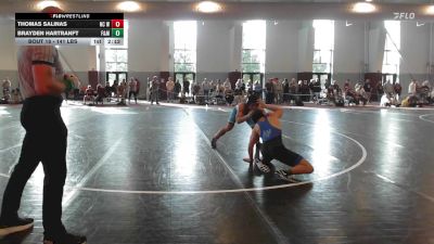 141 lbs Round Of 32 - Thomas Salinas, NC Wrestling Factory vs Brayden Hartranft, Franklin & Marshall