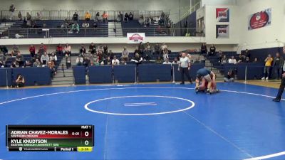 184 lbs Cons. Semi - Kyle Knudtson, Eastern Oregon University (OR) vs Adrian Chavez-Morales, Southern Oregon