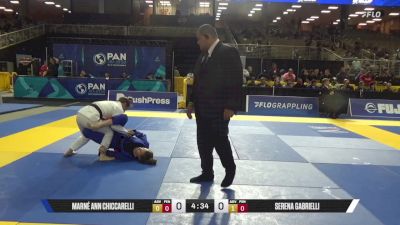 Serena Gabrielli vs Marné Ann Chiccarelli 2025 Pan Jiu Jitsu IBJJF Championship