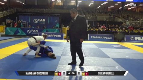 Serena Gabrielli vs Marné Ann Chiccarelli 2025 Pan Jiu Jitsu IBJJF Championship