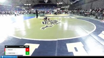 92 lbs Cons. Round 5 - Logan Batchelor, Lionheart Wrestling Club vs Landen Kassel, Liberty Warriors Wrestling Academy