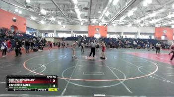 125 lbs Cons. Round 3 - Zach Dellinger, Penn State Behrend vs Tristan Hinchcliff, Oneonta State