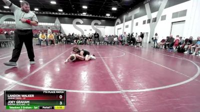 60 lbs Placement Matches (8 Team) - Joey Graham, Indiana Outlaws vs Landon Walker, Junior Terps