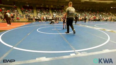 52 lbs Quarterfinal - Weston Kellett, Pocola Youth Wrestling vs Stella Spencer, Collinsville Cardinal Youth Wrestling