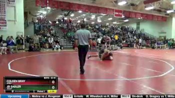 Round 1 - Jd Sadler, Jesup vs Colden Bray, Ames