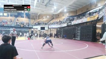 125 lbs Champ. Round 2 - Gunner Samora, Colorado School Of Mines vs John Spence, CSU Pueblo