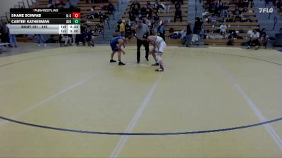 125 lbs Cons. Round 1 - Carter Katherman, Augustana vs Shane Schwab, Iowa Central Community College