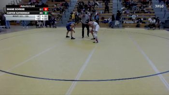 125 lbs Cons. Round 1 - Carter Katherman, Augustana vs Shane Schwab, Iowa Central Community College