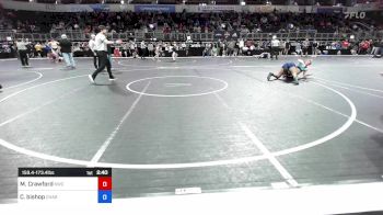 159.4-173.4 lbs Semifinal - Madisynn Crawford, Kirksville Wrestling Club vs Cheya Bishop, Charlies Angels (IL)