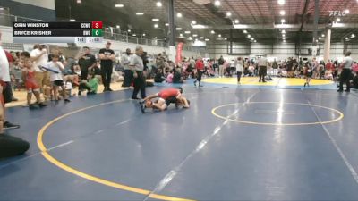 70 lbs Orin Winston, CAPITAL CITY WRESTLING CLUB vs Bryce Krisher, BLACKHAWK WRESTLING CLUB